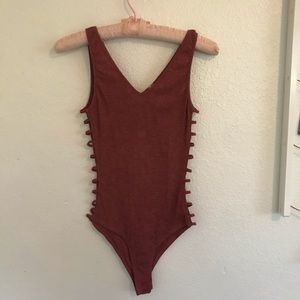 Cut out body suit
